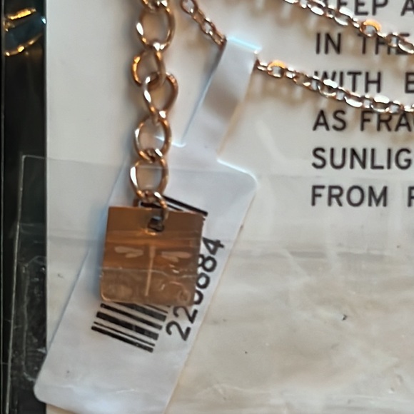 ring/tassel on adjustable necklace/dainty gold chain-BRACELET available-NWT - Picture 4 of 6